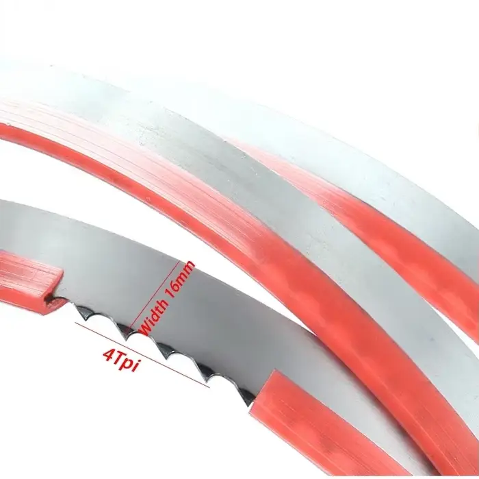 1200 1600 1650 1750 1830 Lames de scie 2400 mm avec largeur 16 mm 1650 mm Lames de scie à ruban pour