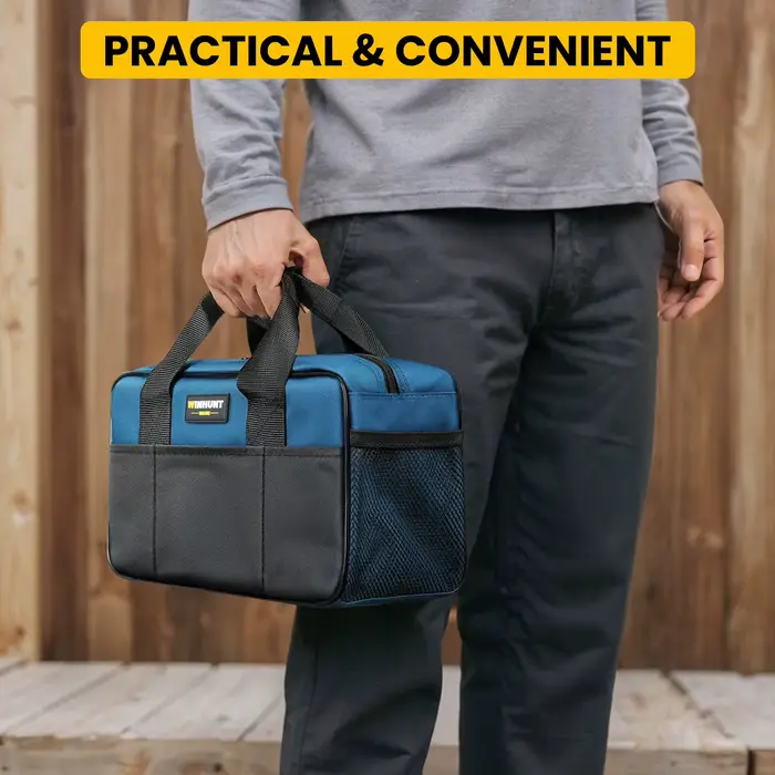 Sac à outils, organisateur de rangement robuste avec plusieurs poches