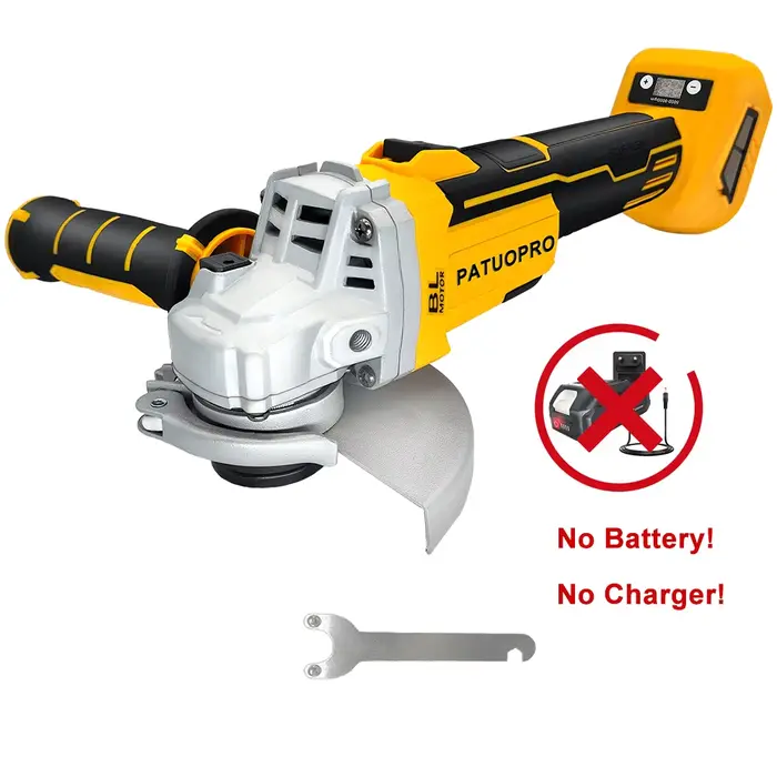Makita-Meuleuse d'angle électrique sans fil, meuleuse sans balais, machine à couper et à polir, affi