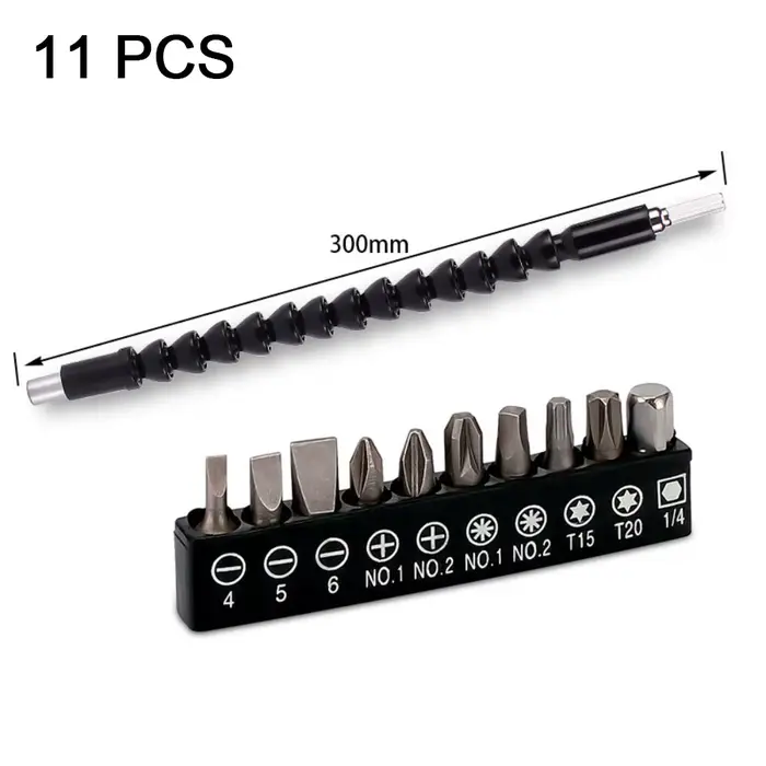 Kit d'extension de perceuse flexible L'extension de perceuse flexible comprend un manchon universel 