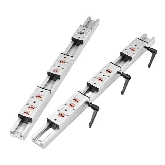 Guide linéaire à double axe intégré 28mm, glissière à roulettes SGR10 bloc SGB10 longueur de guidage SGR10 300 400 500 600 700