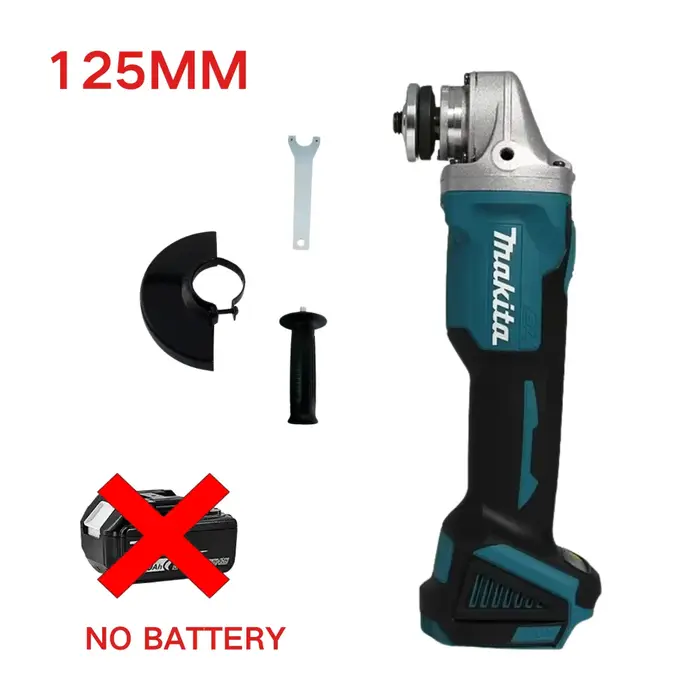 Makita DGA404 – meuleuse d'angle sans fil 125mm, 8500PRM, outil électrique de polissage et de meulage, pour batterie Makita 18V
