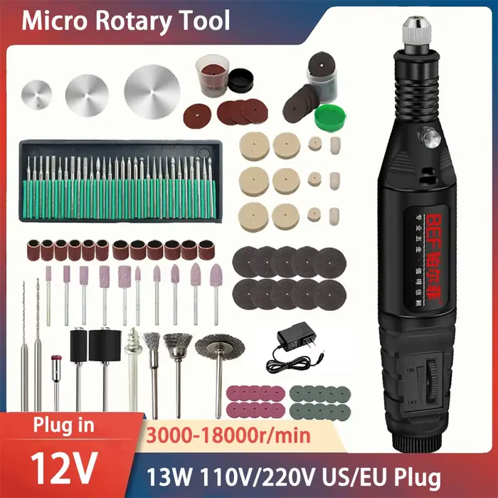 Mini meuleuse électrique 220V/110V 13W, perceuse électrique, outil électrique, perceuse, Micro outil rotatif, perceuse à main, Kit de stylo graveur