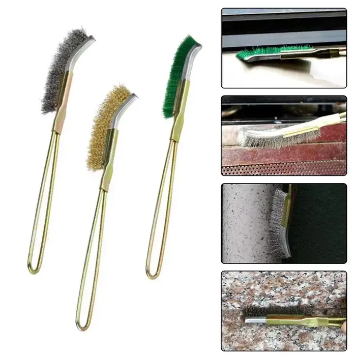 Mini brosse métallique en laiton