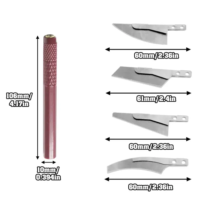 Kit de scies à découper manuelles pour modélisme et loisirs créatifs