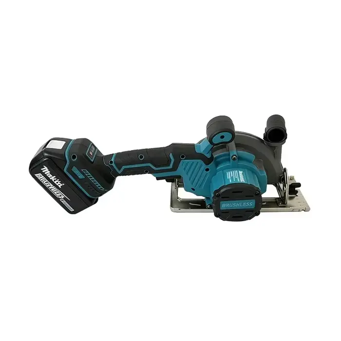 Scie circulaire sans fil Makita 150 mm, lame sans balais, scie électrique portable, coupe bois et métal, pour la construction et la maison, batterie 18 V