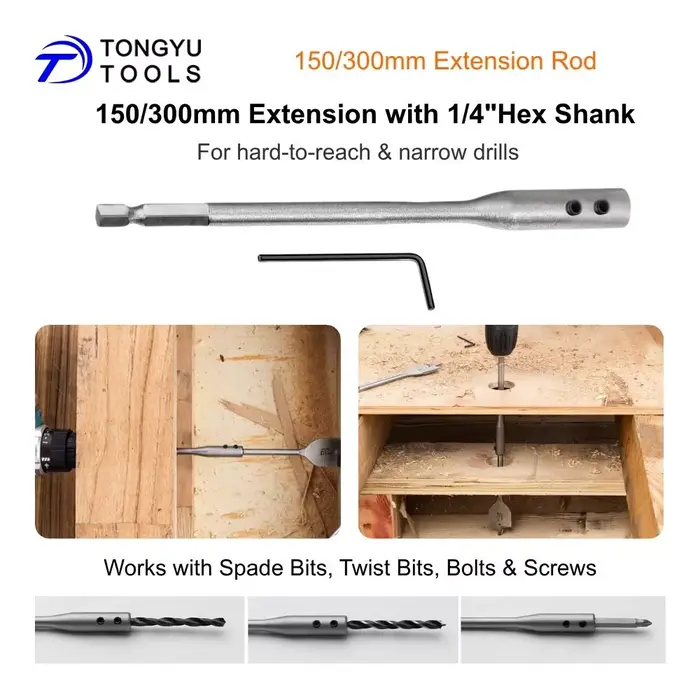 Tige d'extension pour foret 150/300 mm