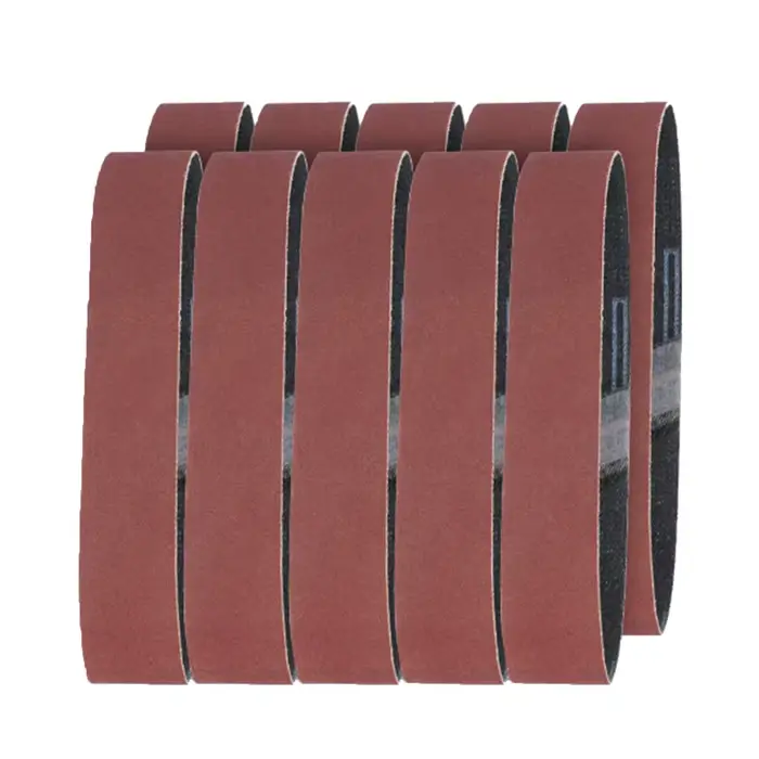 10x bande Abrasive 120/320/600 grains bande Abrasive pratique bande Abrasive 25x330mm pour le poliss