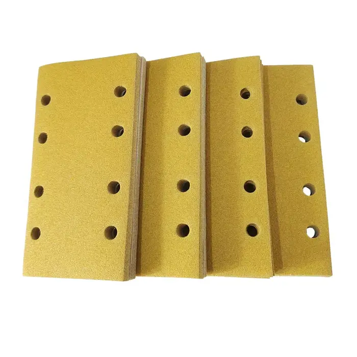 Festool ponceuses broyeur papier de verre 95x180mm jaune crochet boucle rectangulaire auto-adhésif f