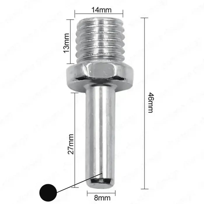 Adaptateur de perceuse mandrin Triangle rond hexagone Conversion bielle M10 M14 pour meuleuse disques de polissage