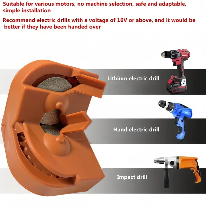 Affûteur de couteaux de perceuse à percussion électrique
