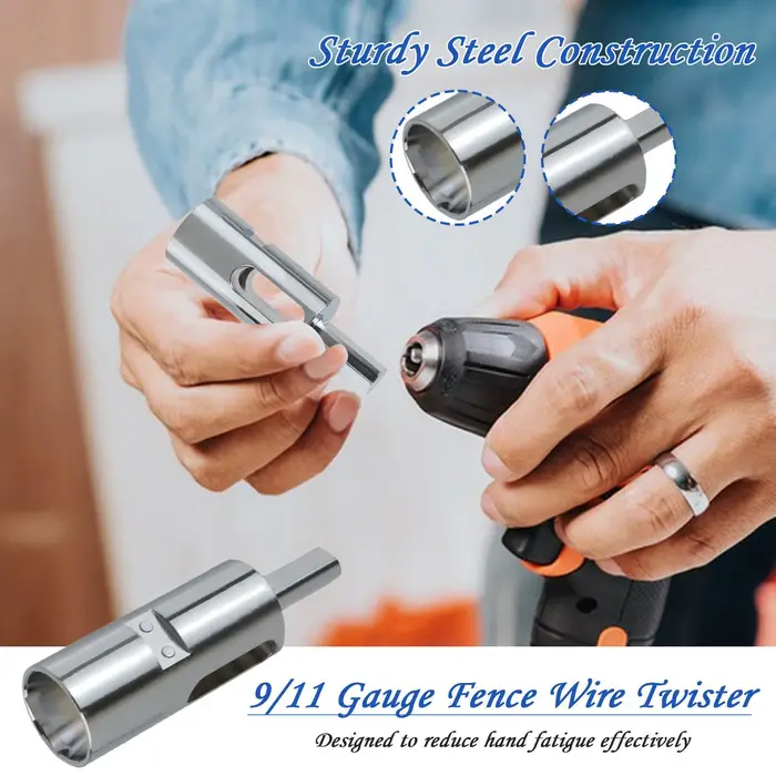 Outils de torsion de fil de fer 3-5 mm pour attaches torsadées