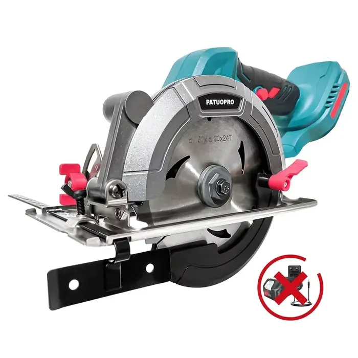 PATUOPRO 6 pouces scie circulaire sans brosse scie électrique compacte bois métal carreaux de cérami