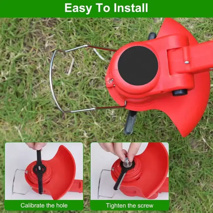 Lame de coupe d'herbe en plastique pour tondeuse à gazon électrique sans fil