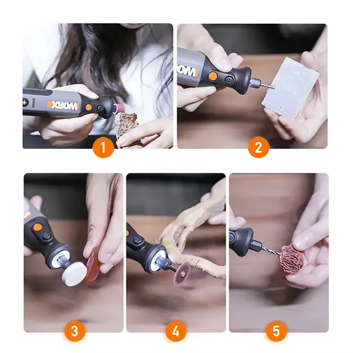 Worx-Mini outil de gravure sans fil