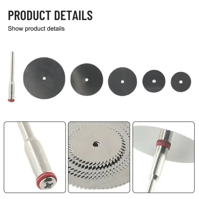 Lame de scie circulaire avec mandrin de 3MM