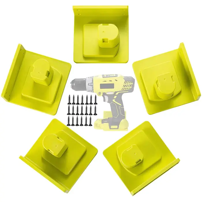 5 pièces porte-outil support de quai pour Ryobi 18V perceuse porte-outils cintre outils électriques accessoires de