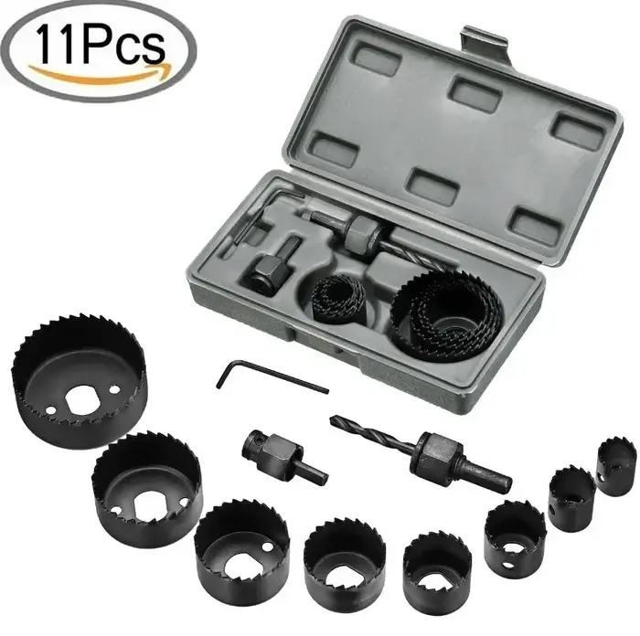 Kit de scie cloche professionnelle Durable en acier au carbone