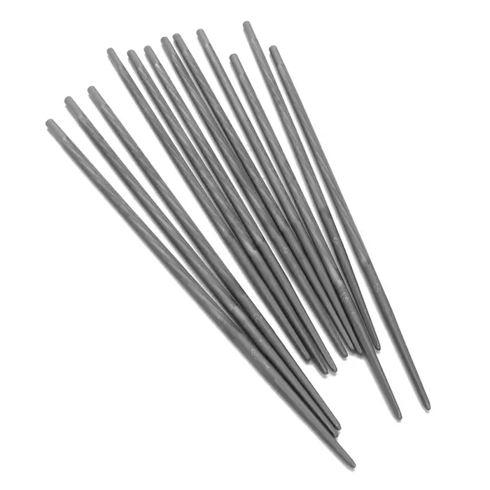 6 pièces 7/32 ''5.5mm lime de tronçonneuse ronde pour affûter des chaînes