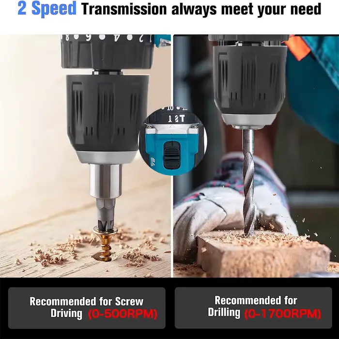 Makita-perceuse à percussion électrique sans fil