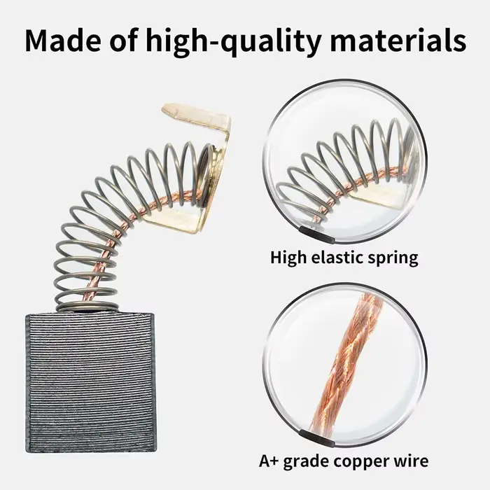 Brosses de moteur en carbone compatibles avec la scie à onglets Dewalt D24000 et DW713