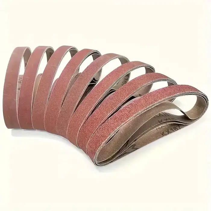 520x20mm 10 pièces 60/100/240/320/800 # Petite ponceuse à bande mini pour le meulage de l'acier inoxydable