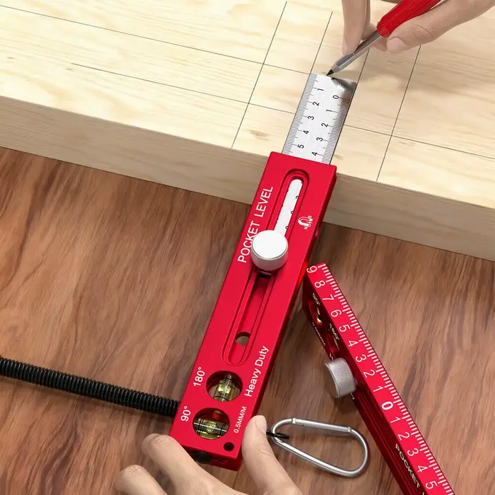 Règle de précision pour le travail du bois