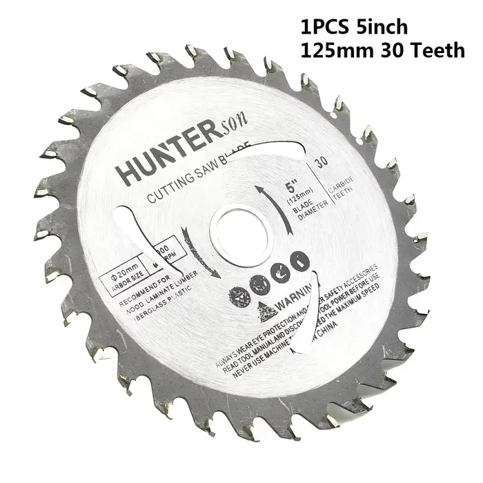 5 "125mm 4.5" 115mm lame de scie circulaire disque de coupe du bois 30/40 dents alésage