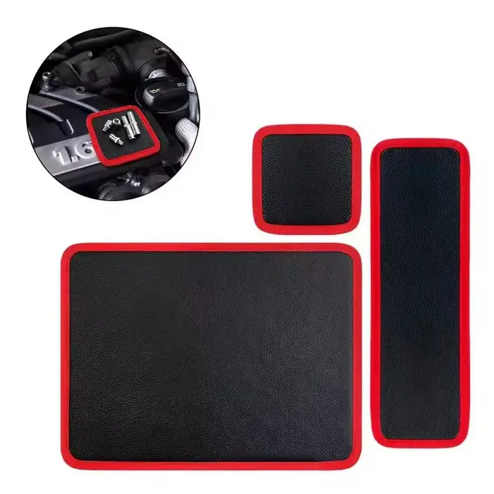 Support magnétique flexible pour outils et tapis de rangement pour mécaniciens