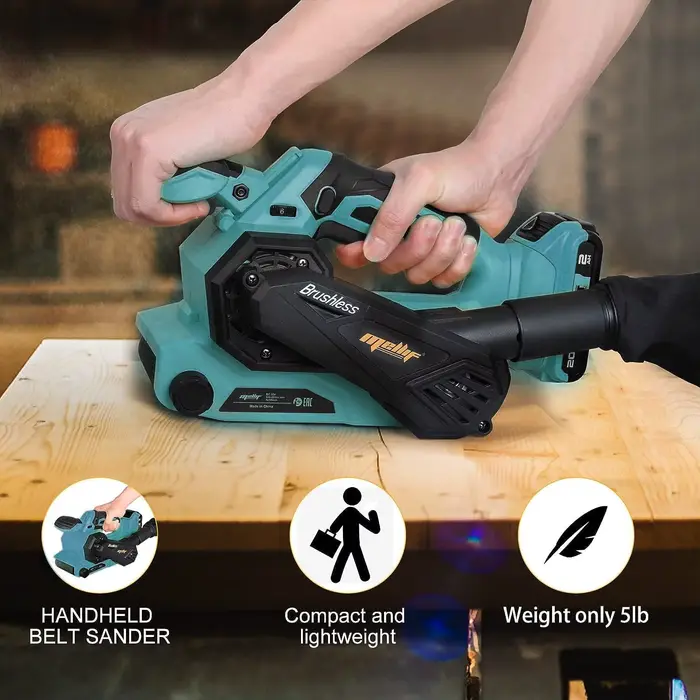 Ponceuse à bande sans fil pour batterie Makita 18V BL1830 BL1840