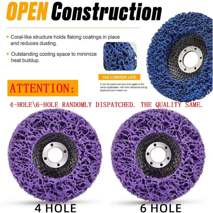 1-5 pièces 100/115/125mm disque de corail Poly bande
