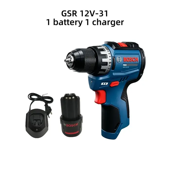 Perceuse-visseuse sans fil professionnelle BOSCH GSR 12V-31 2-en-1