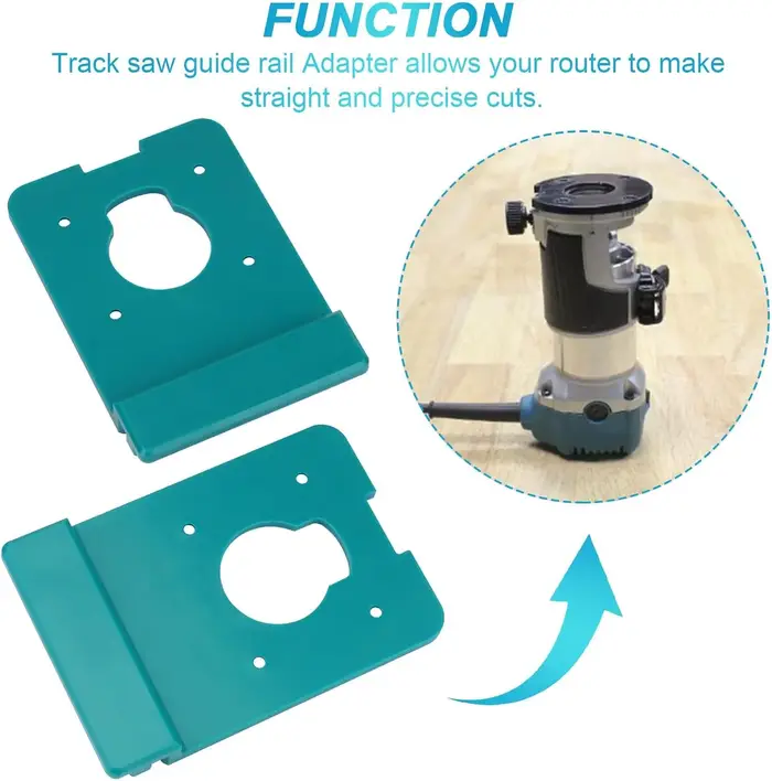 Adaptateur de rail de guidage pour défonceuse Makita XTR01 XTR01Z 18V LXT