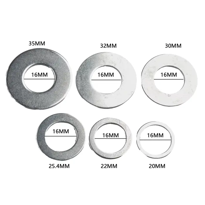 Anneaux de réduction d'anneau de scie circulaire, 6 pièces, pour bague de Conversion de lame de scie