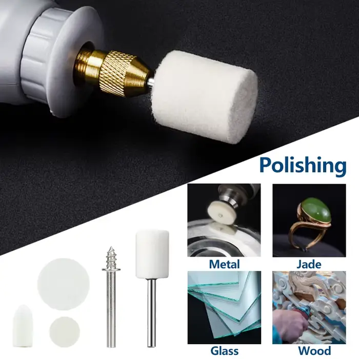 CMCP accessoires d'outils rotatifs pour perceuse Dremel ponçage meulage polissage