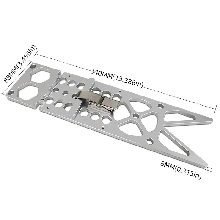 Rail de guidage pour le travail du bois de 340 mm de long