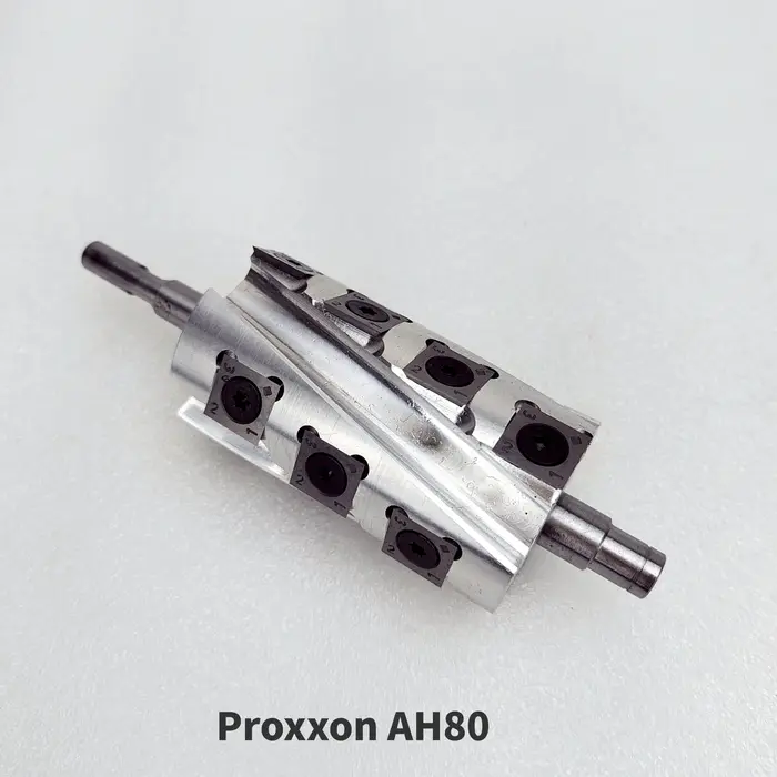 LIVTER-Arbre de tête de coupe en spirale pour rabot Proxxon AH80