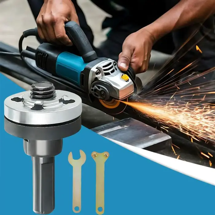 1 ensemble 5 pièces 10MM perceuse électrique Conversion meuleuse d'angle bielle pour disque de coupe roue de polissage adaptateur de support de poignée