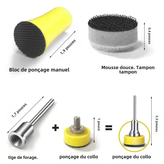 Disques de ponçage 1 pouce