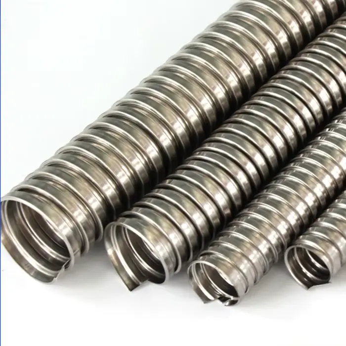 Tuyau flexible en acier inoxydable 304 de 1 mètre, diamètre intérieur de 4 à 100 mm, pour protection