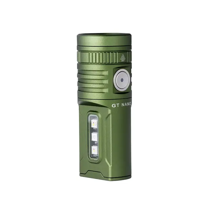 Mini lampe de poche multifonction avec LED UV RGB Lumintop GT NANO V6.0 720 lumens 410 mètres avec queue magnétique TYPE USB