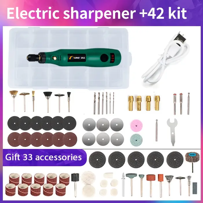 Mini perceuse électrique sans fil USB