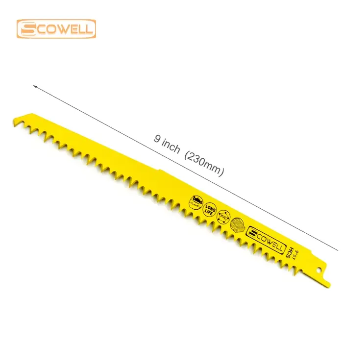 SCOWELL 9 "pouces 5TPI lames de scie sabre alternative