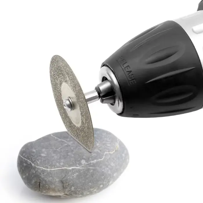 Mini disque de coupe diamant 16-60mm avec mandrin disques diamantés abrasifs pour lames de scie diamantées Dremel