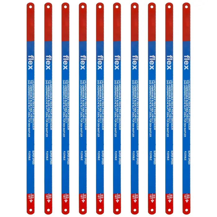 10 pièces lame de scie à métaux 300mm 18 dents lames de scie à main M35 lame de scie sauteuse de rem