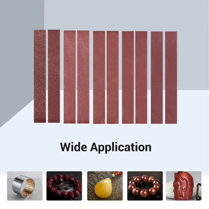 30*380mm courroies abrasives 10 pièces