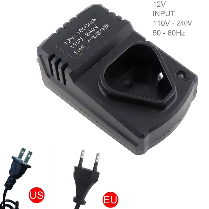 Chargeur de batterie pour perceuse électrique 12V DC