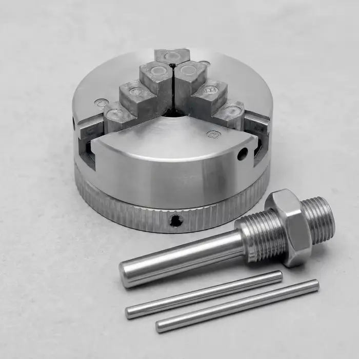 Mandrin de perceuse électrique robuste auto-centrant à 3 ou 4 mors, filetage M12 1mm, outils de tour