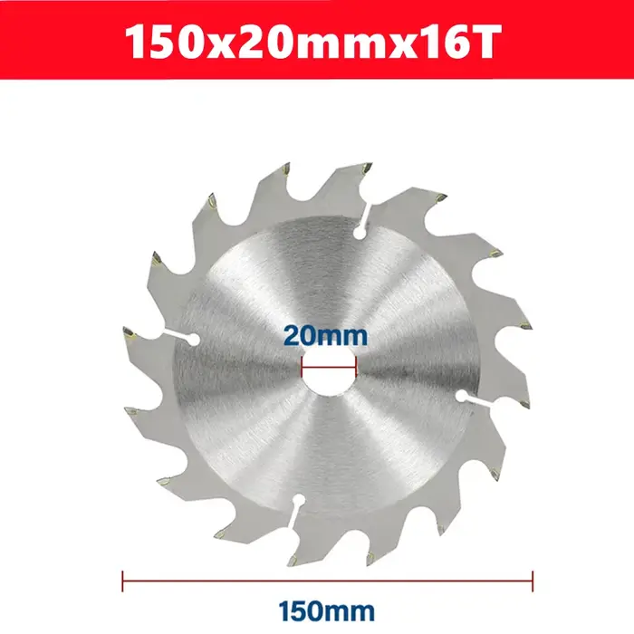 1 pièces lame de scie à bois TCT 150mm lame de scie circulaire multifonction universelle dure et dou