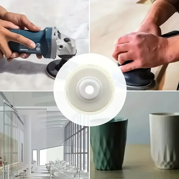 Disques de polissage miroir-meuleuse d'angle meulage acier inoxydable meubles de travail du bois verre
